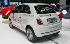Electric Fiat 500 by Kamoo