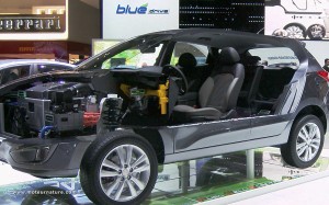 Hyundai fuel cell car