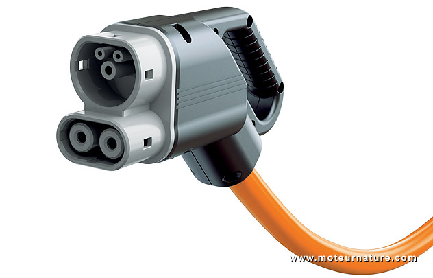 Connector for electric cars