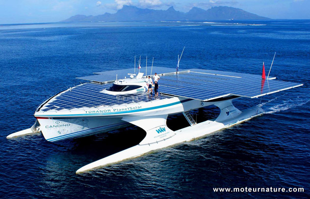 PlanetSolar zero emission boat