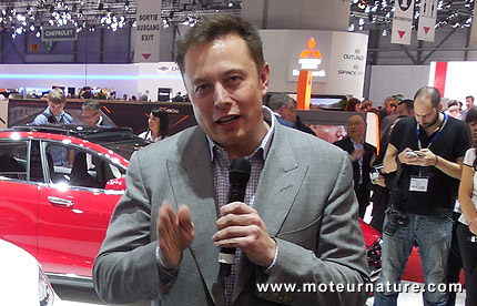 Elon Musk, CEO of  Tesla Motors