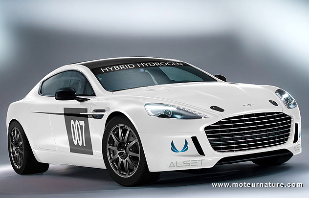 Aston Martin Rapide hydrogen race car