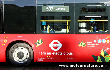 BYD electric bus in London
