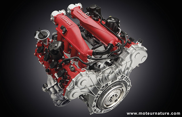 Ferrari V8 engine