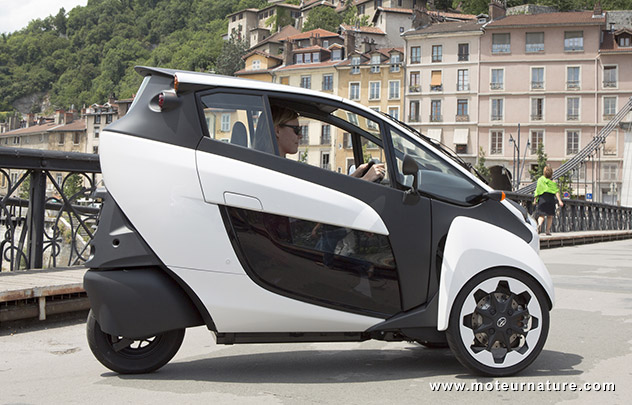 Toyota i-Road electric vehicle in Grenoble